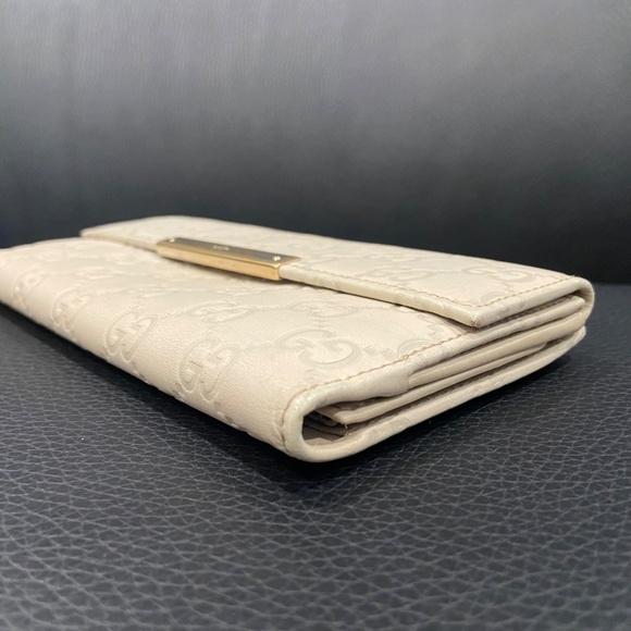 Gucci Margaux Guccissima Leather Long Wallet – Embossed GG – Chain Not Included - Picture 7 of 16